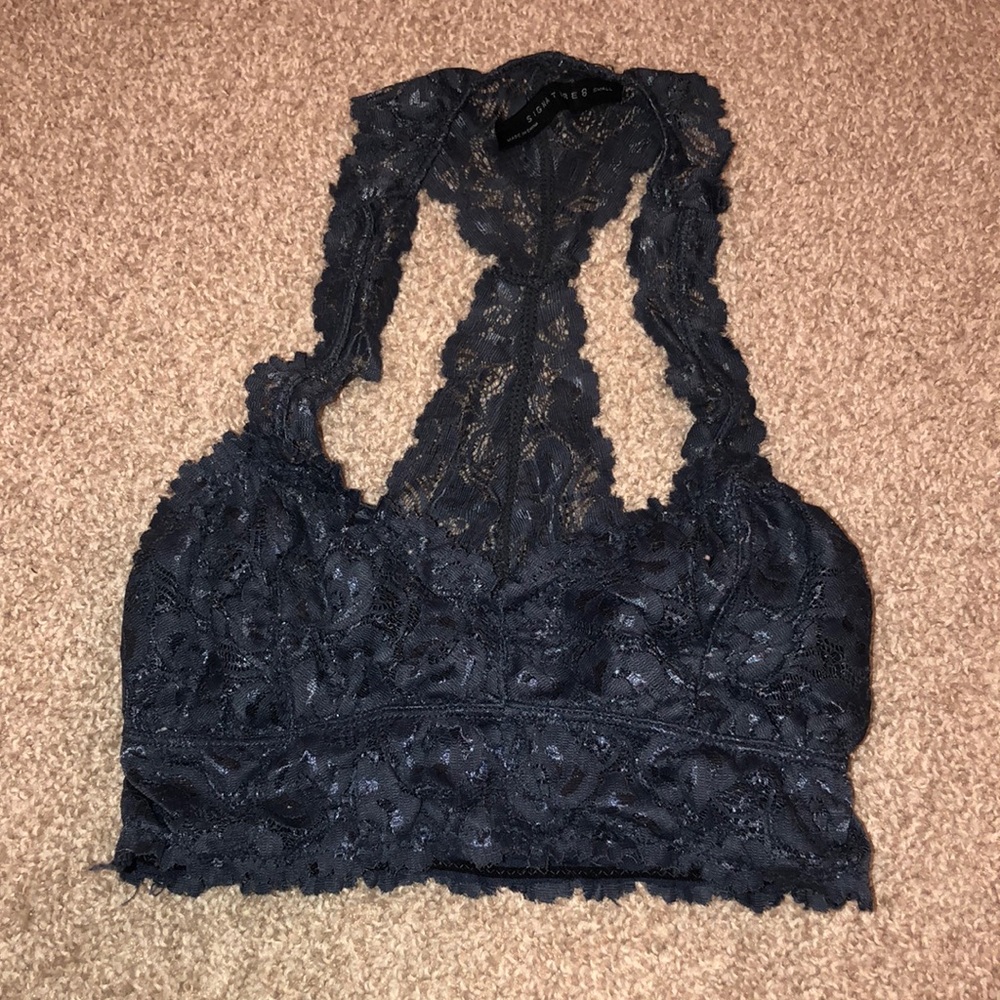 Blue boutique bralette